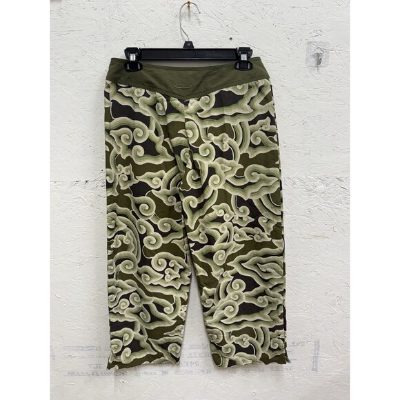 VTG Patagonia Pataloha Womens Kokawe Pant Green Swirl Print Size 6 - Picture 5 of 10